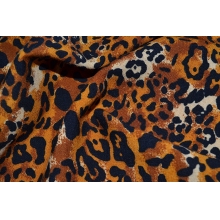 豹纹印花图案服装面料